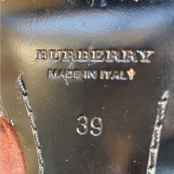 Burberry Prorsum suede embossed kiltie Ankle boots Size EU 39 - Picture 13 of 15